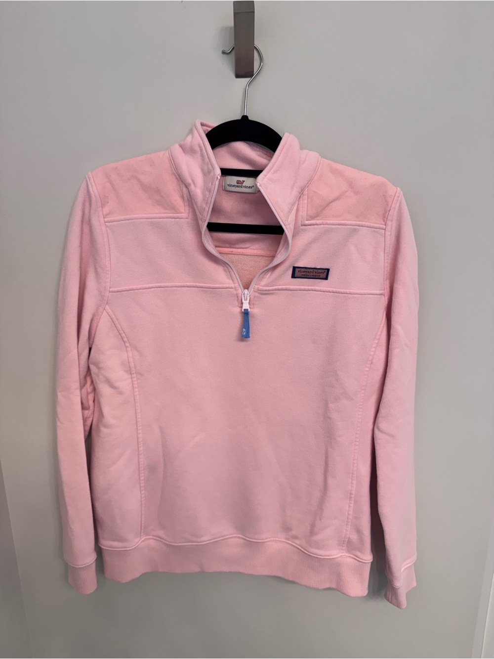 NWOT Vineyard Vines Light Pink 1/4 Zip
